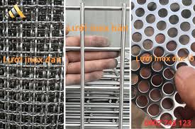 lưới inox ở phần phân loại và lựa chọn