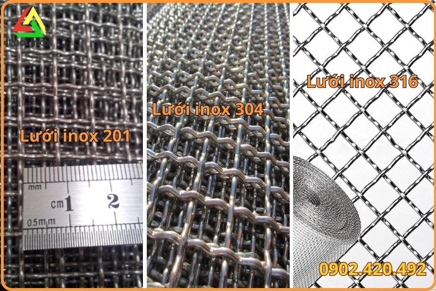 Phân loại lưới inox theo mác và phương pháp sản xuất