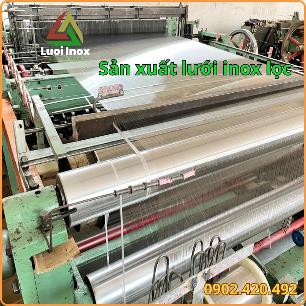 Lưới inox thay bông lọc nhựa giúp hệ lọc hồ cá bền và ít bám nhớt hơn