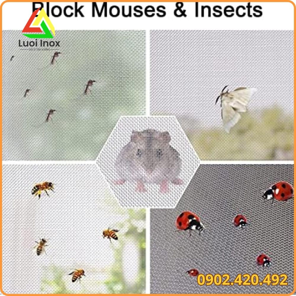 Kiểm tra bề mặt lưới inox bằng tay và nam châm để tránh mua nhầm hàng trôi nổi