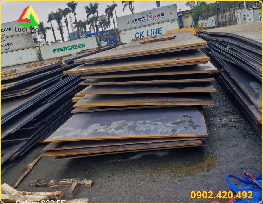 Tấm thép carbon cán nóng thể hiện độ đàn hồi, dễ hàn cắt uốn gia công