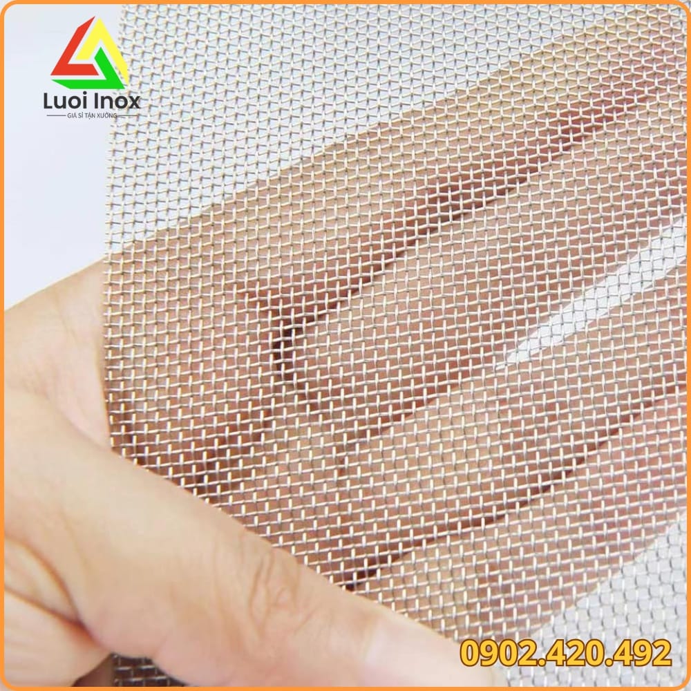 Lưới sàng inox dệt dùng phân loại cát đá bột theo kích thước hạt ô lưới