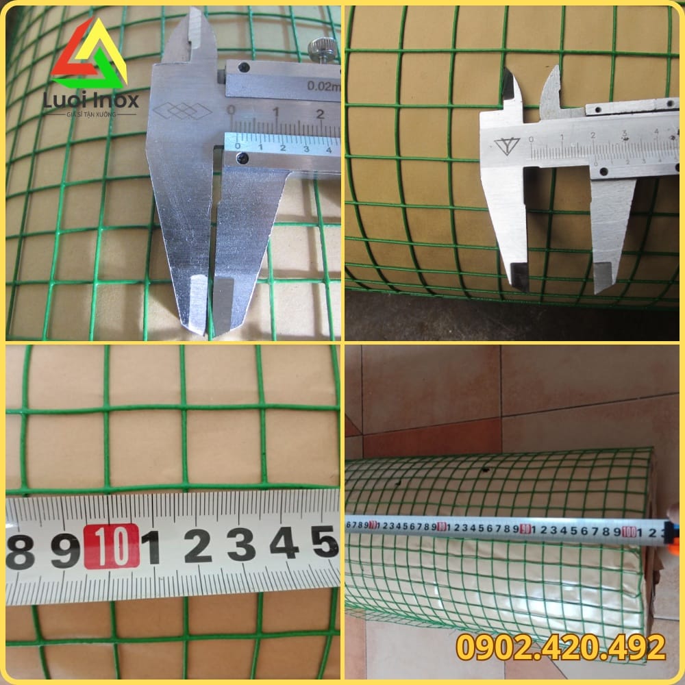 Lớp nhựa PVC phủ ngoài sợi thép chống nước và chống ăn mòn ngoài trời