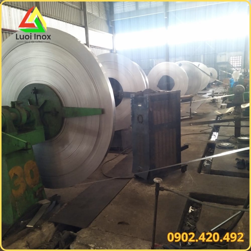 Cách tính trọng lượng cuộn inox 304 theo độ dày và khổ 1000x2000mm