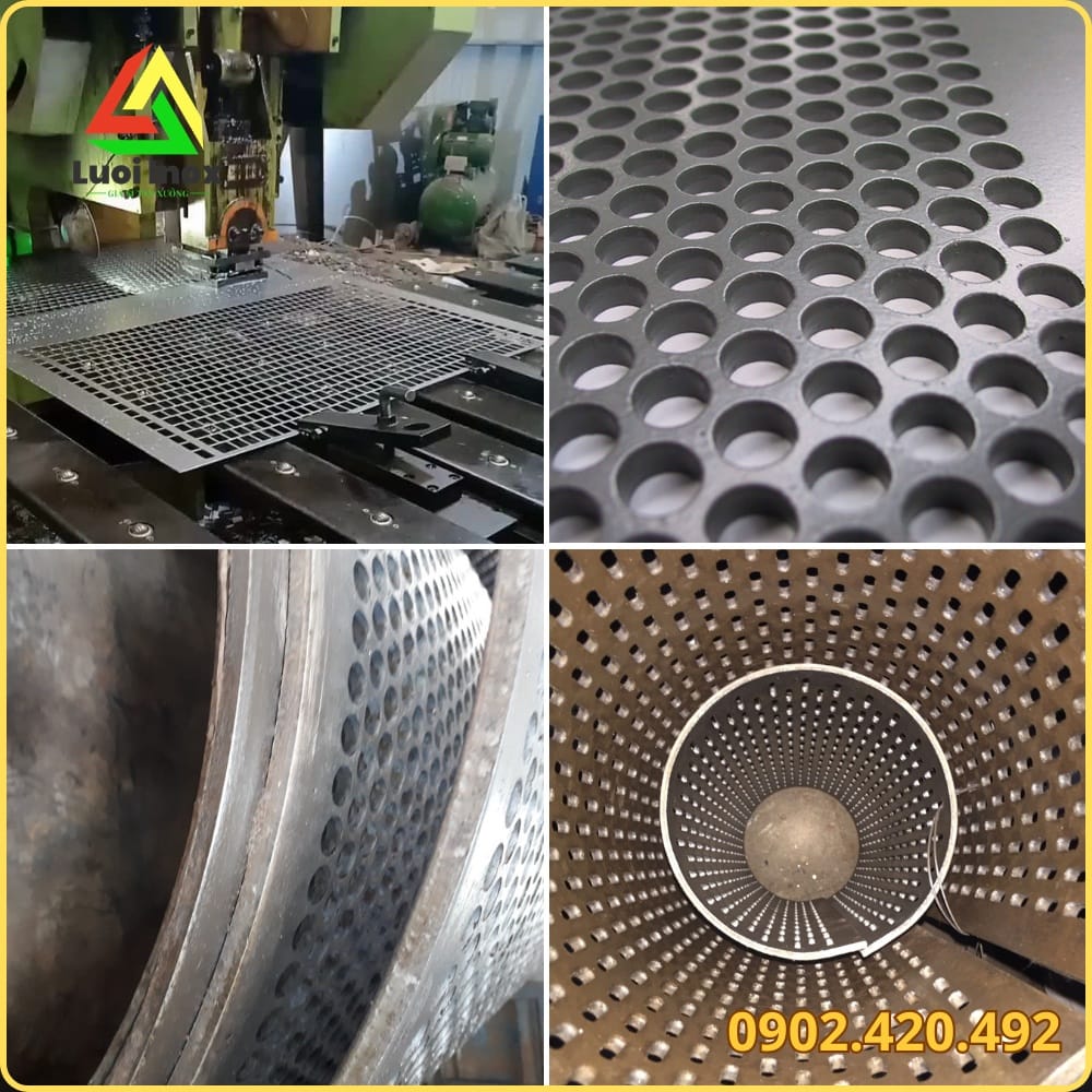 Bảng giá tham khảo tấm thép đục lỗ mạ kẽm và inox theo độ dày và kích thước lỗ