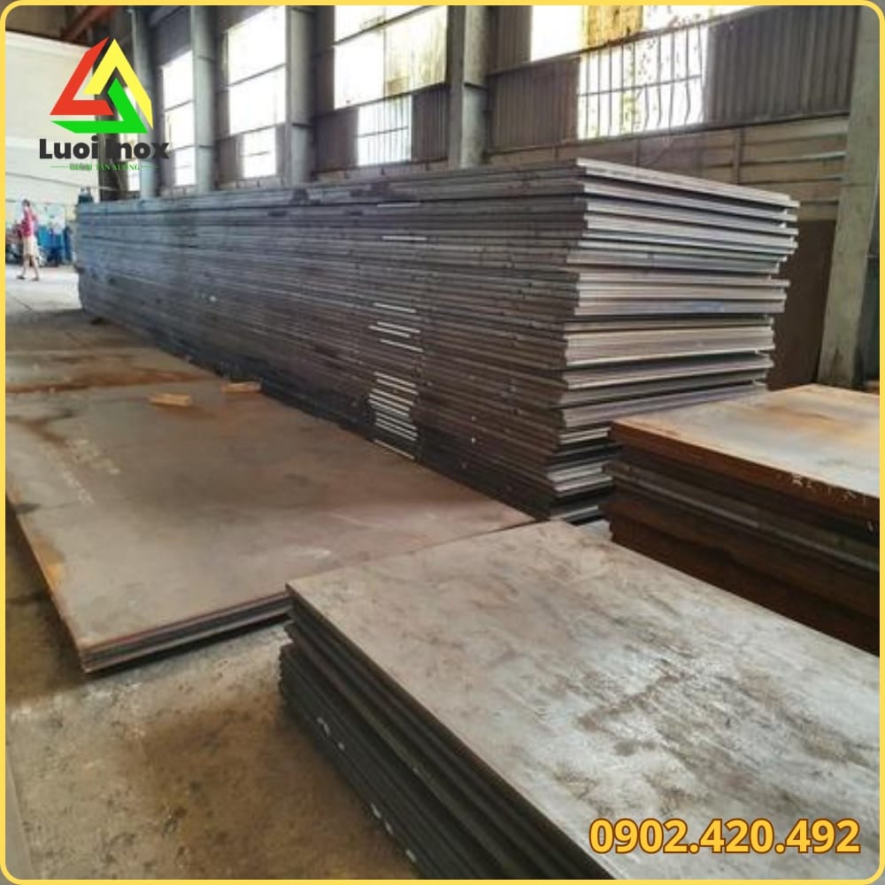 Bảng thành phần hóa học P, S bắt buộc và C, Si, Mn tham khảo của thép tấm SS490