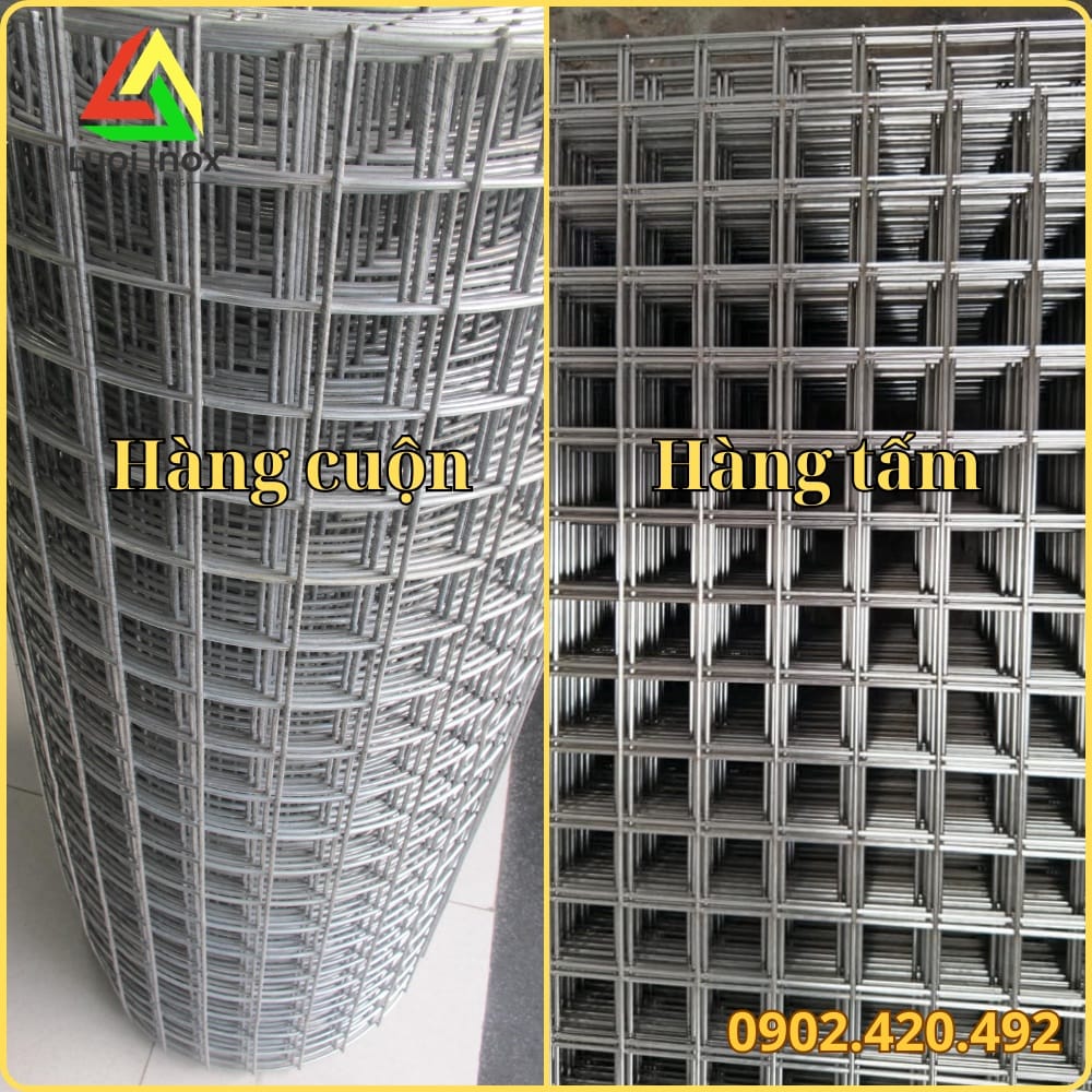 Phân loại lưới thép hàn theo vật liệu bề mặt và dạng tấm hoặc dạng cuộn