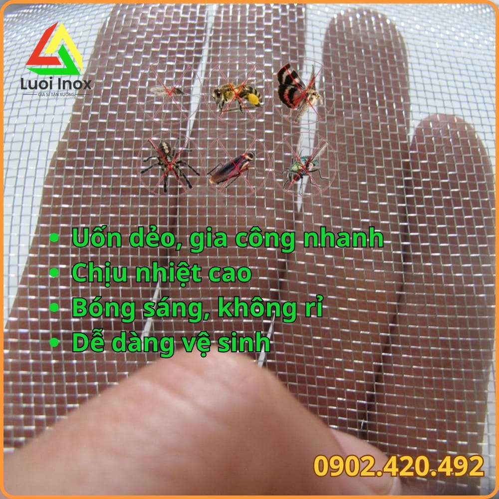 So sánh lưới inox 201, 304, 316 và mẹo thử nam châm phân biệt mác chống ăn mòn