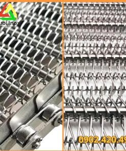 Băng tải lưới chịu nhiệt vật liệu quy cách và cách chọn đúng ngành lắp đặt