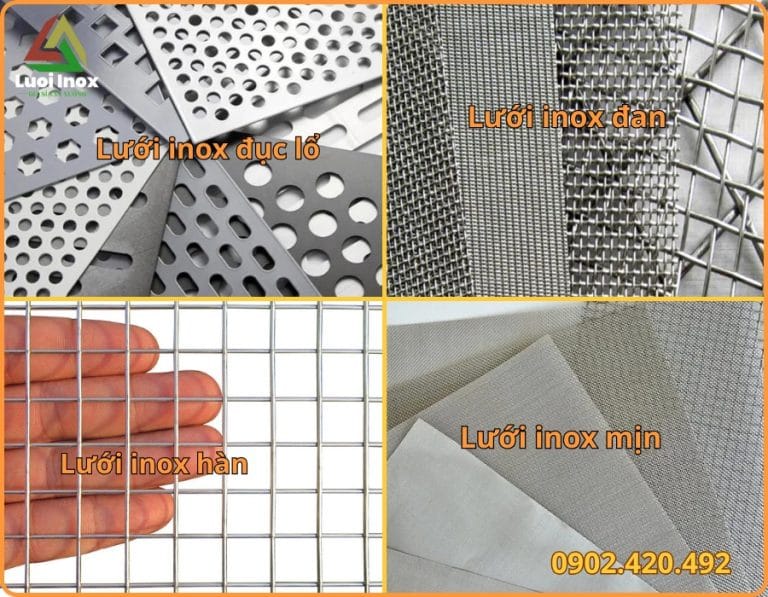 Bảng quy cách và cách tính giá lưới inox 304 theo m² cho khách tham khảo