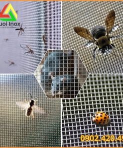 Lưới chống muỗi inox chọn mesh và mác 201, 304, 316 nào bền, giá sỉ miền Nam