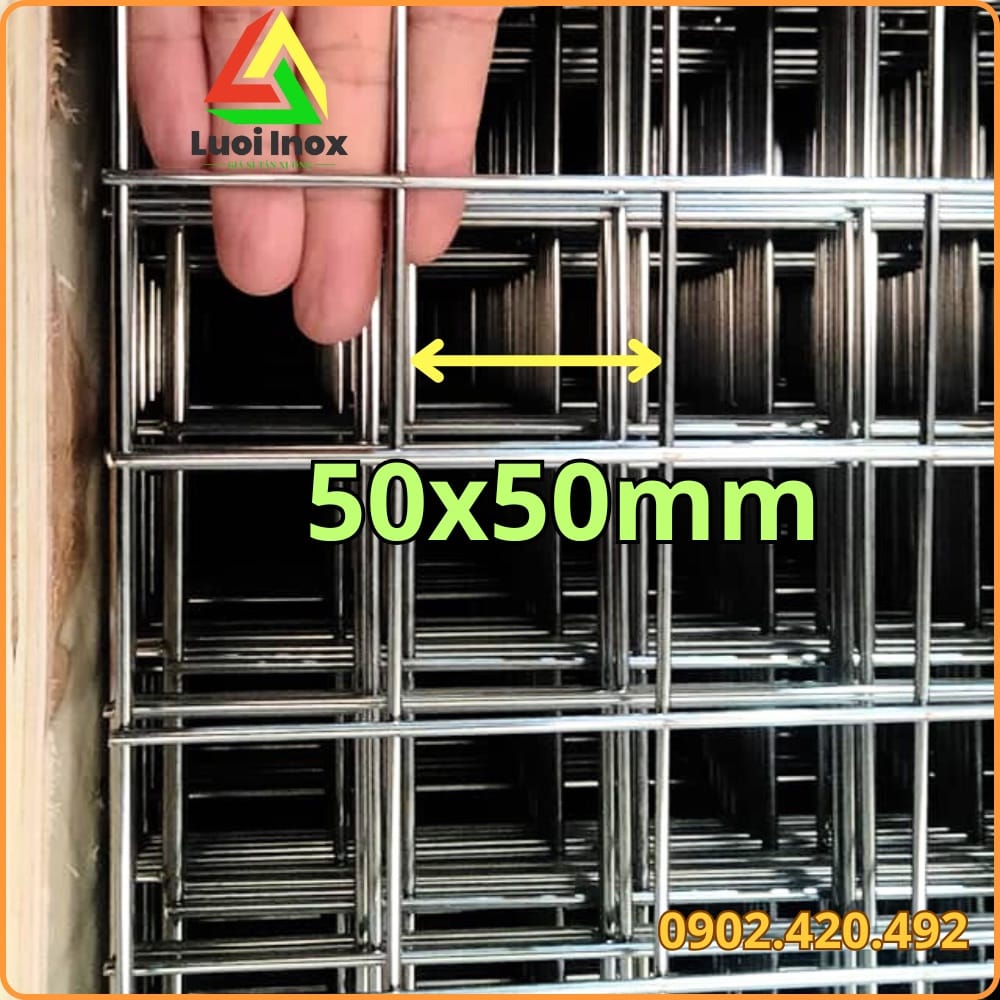 Lưới inox 50x50 quy cách đường kính sợi, mác inox và giá tại xưởng miền Nam