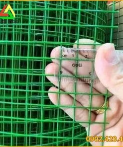 Cuộn lưới thép bọc nhựa PVC xanh lá, cấu tạo và quy cách 3 dạng phổ biến