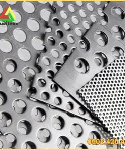 Tấm inox đục lỗ với bảng quy cách và hướng dẫn chọn đúng vật liệu, độ dày