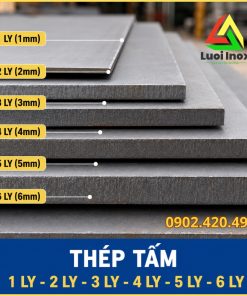 Thép tấm 3 ly quy cách trọng lượng và ứng dụng thực tế trong kết cấu nhà xưởng