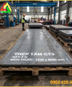 Thép tấm CT3 là gì, quy cách và ứng dụng thực tế trong chế tạo cơ khí, kết cấu