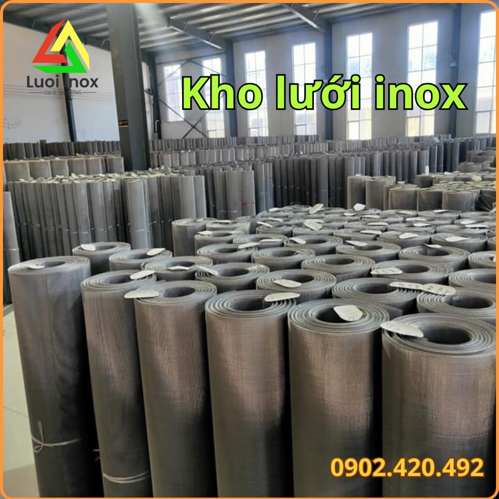 Khổ và chiều dài cuộn tiêu chuẩn của lưới inox 1mm theo ngành