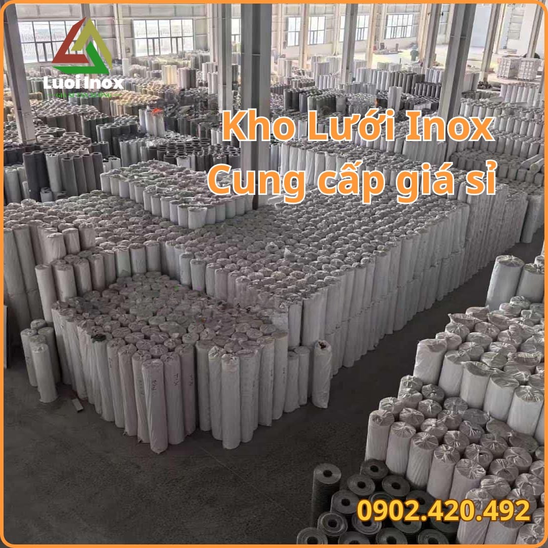 Lưới inox 201 quy cách đa dạng cung cấp cho công trình và khách lẻ miền Nam