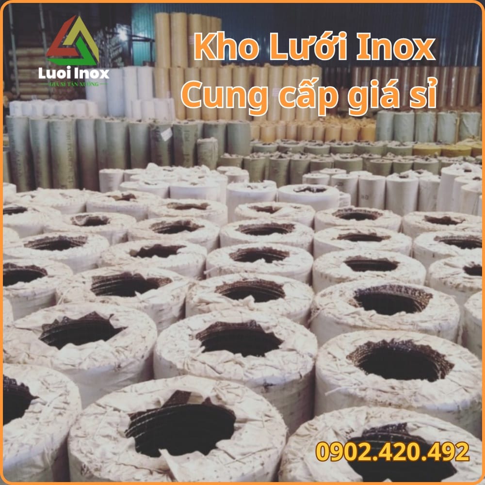Sản phẩm lưới inox 50x50 bán trực tiếp tại xưởng miền Nam kèm thông tin liên hệ