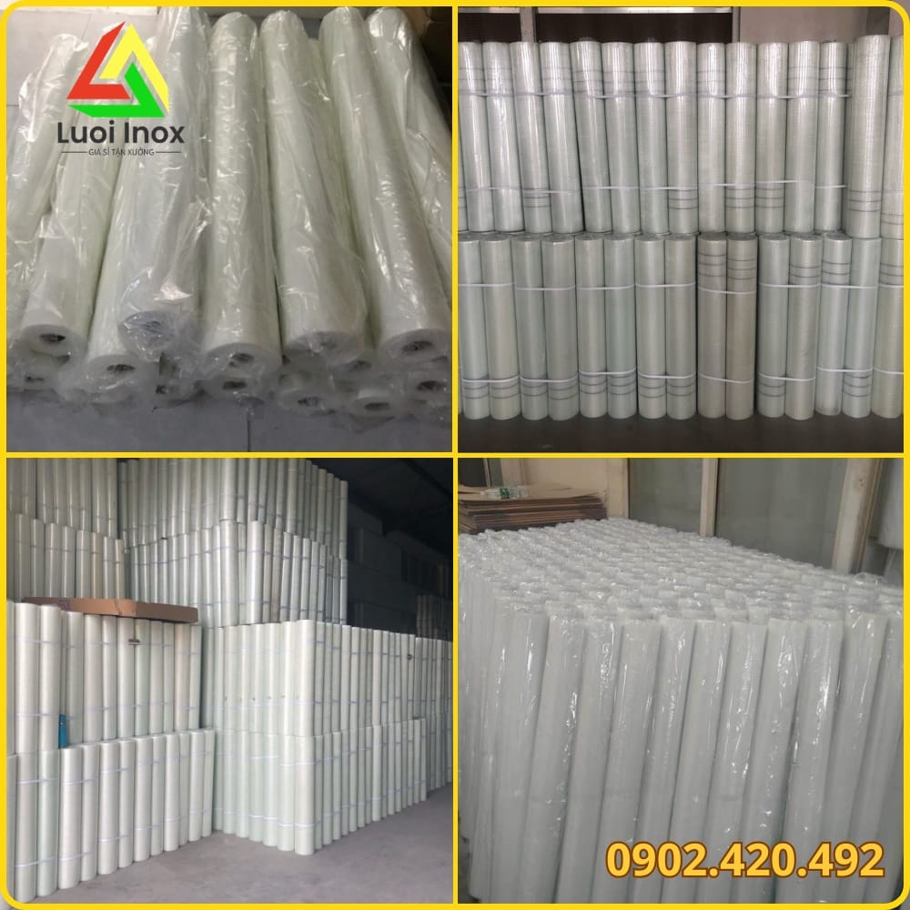 Cuộn lưới thủy tinh trát tường đóng gói, lưu ý kiểm tra định lượng trước khi mua