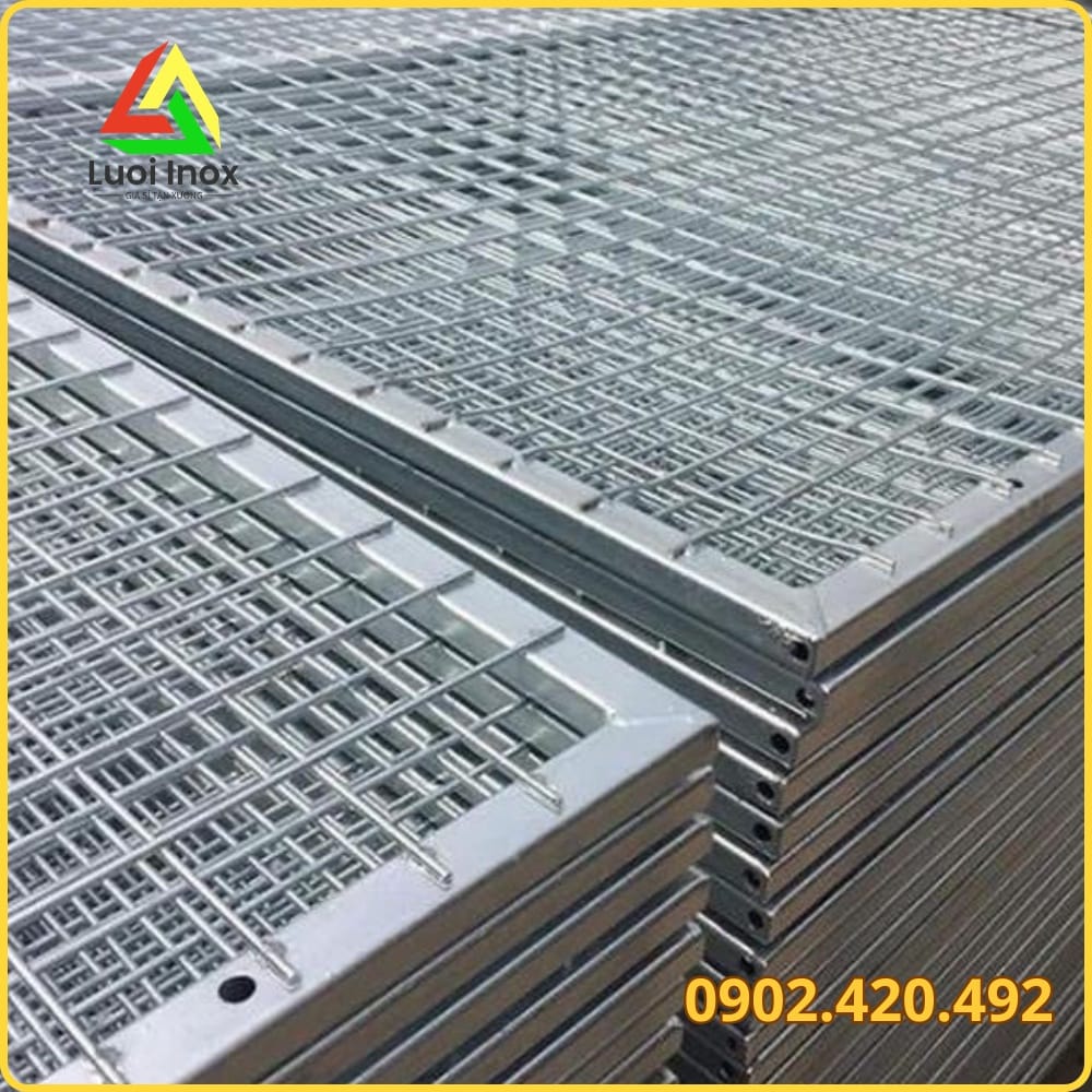 Module rọ đá lưới mắt lục giác nhồi đá hộc xếp liền kề làm tường chắn