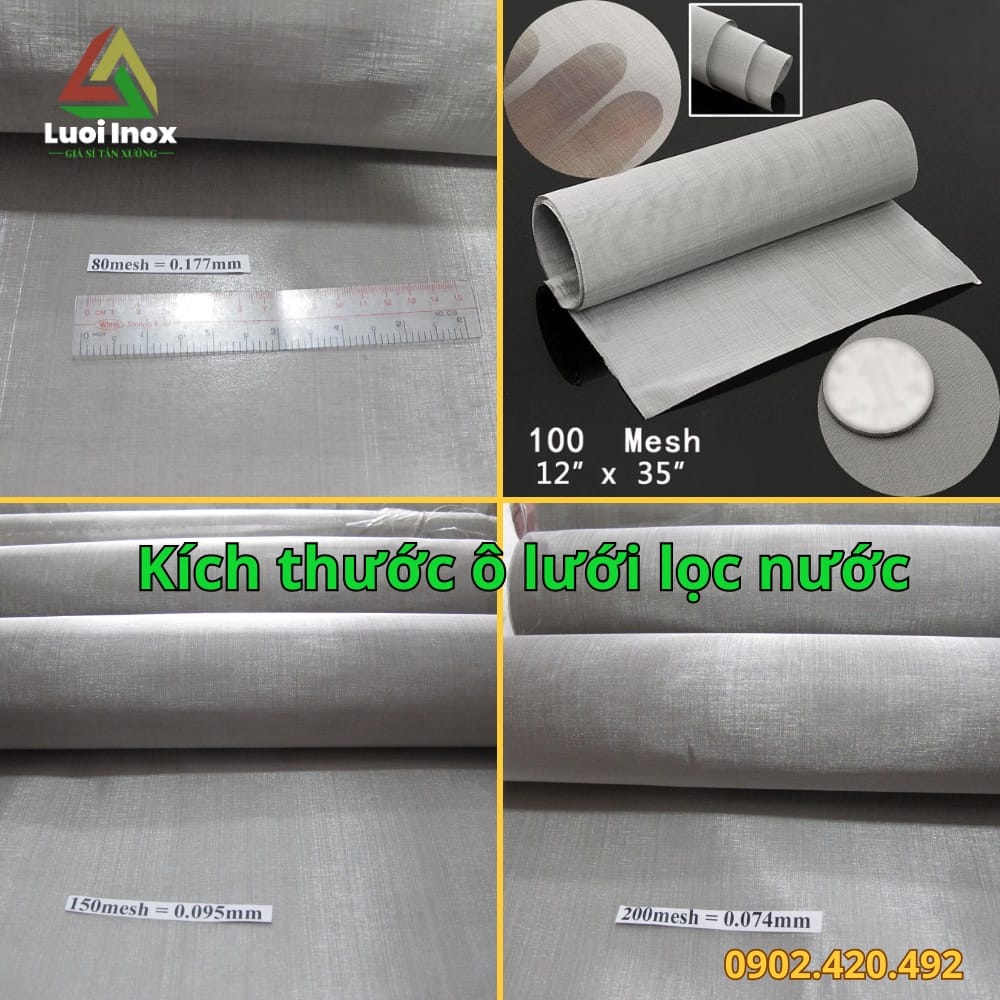 Phối hai lớp mesh thưa và mịn để lọc thô rồi lọc tinh nước hồ cá