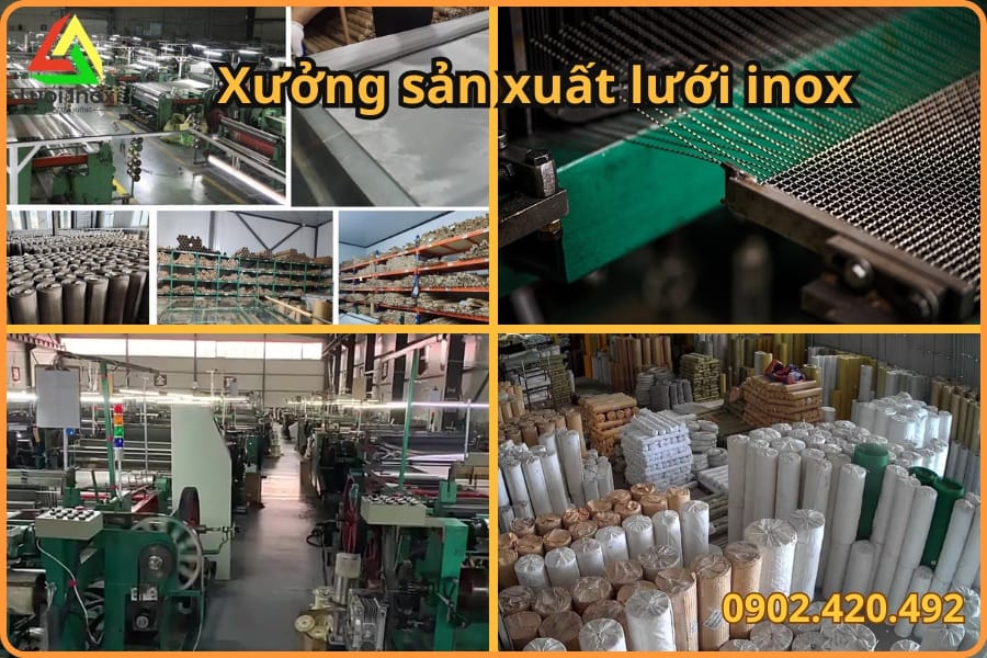 Xưởng gia công cắt đột lỗ hàn lưới inox 304 theo kích thước tại miền Nam
