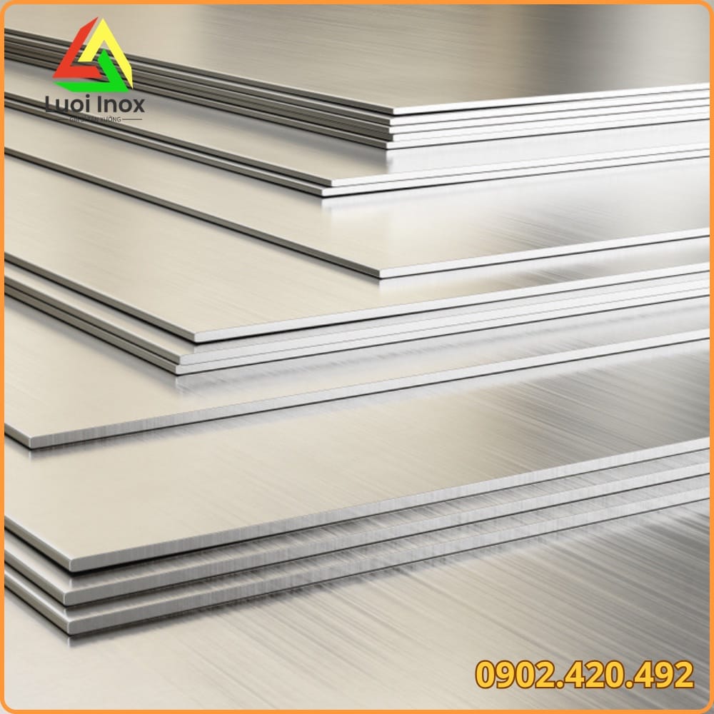 Báo giá tấm inox 304 dày 2mm theo kg tại luoiinox.com khu vực miền Nam