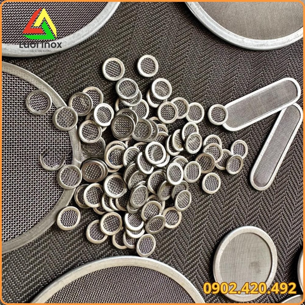 Các cấp mesh phổ biến của lưới lọc inox từ 40 đến 400 mesh cho miếng tròn