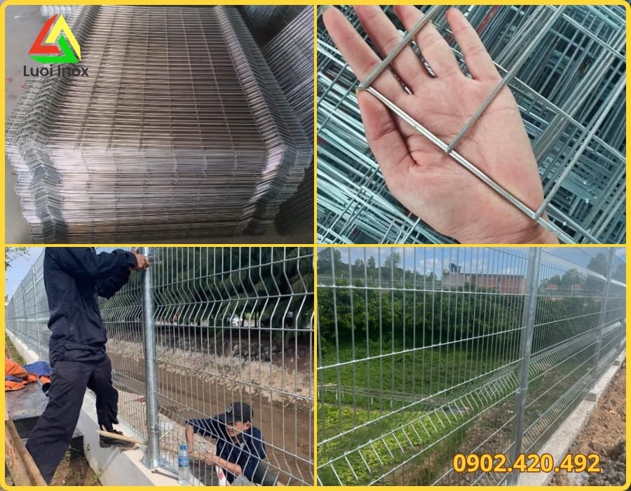 Lớp mạ kẽm nhúng nóng theo tiêu chuẩn ASTM A123 quyết định độ bền hàng rào lưới thép
