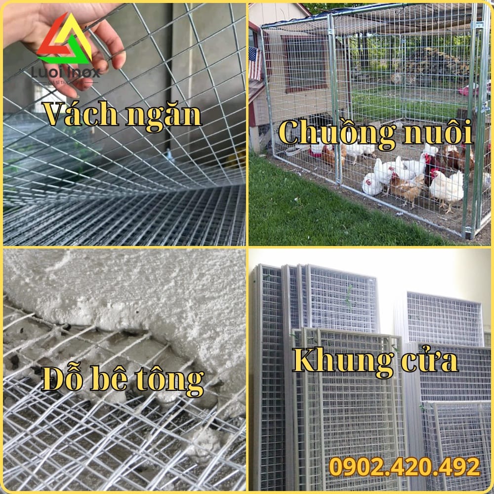 Ứng dụng lưới thép hàn cho sàn, nền xưởng và hàng rào theo từng loại công trình