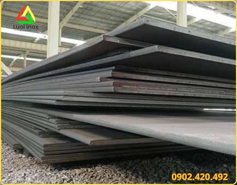 Ứng dụng thép tấm hợp kim làm gầu xúc thùng ben chi tiết chịu lực cơ khí