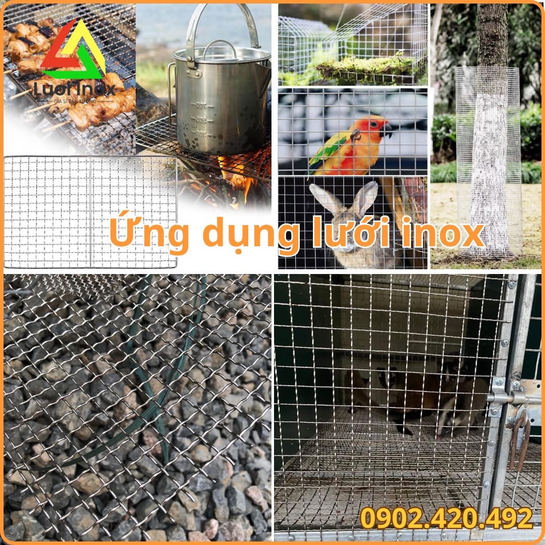 Ứng dụng lưới inox 316 lọc thực phẩm hóa chất và cửa lưới chống muỗi cao cấp