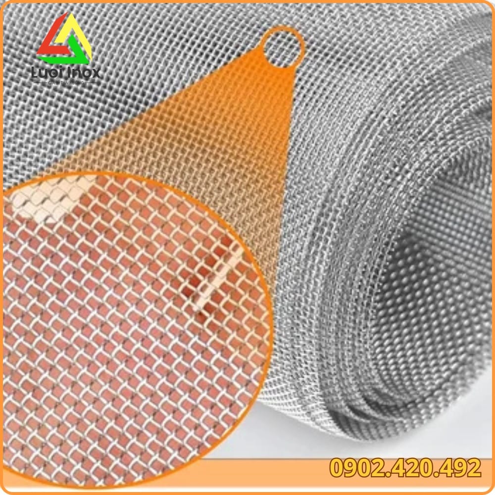 Lưới ruồi inox lắp tại cửa sổ, khu bếp và nhà xưởng chắn côn trùng thực tế
